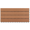 Ruskea wpc-laatat Frantina 60x30cm (6 kpl 1m²)