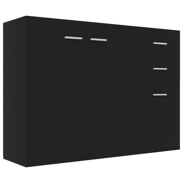 Senkki musta 105x30x75 cm lastulevy