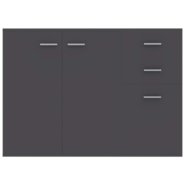 Harmaa senkki Fenzie 105x30x75cm (puinen)