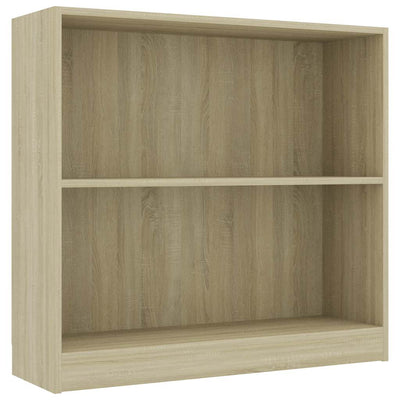 Kirjahylly Sonoma-tammi 80x24x75 cm tekninen puu