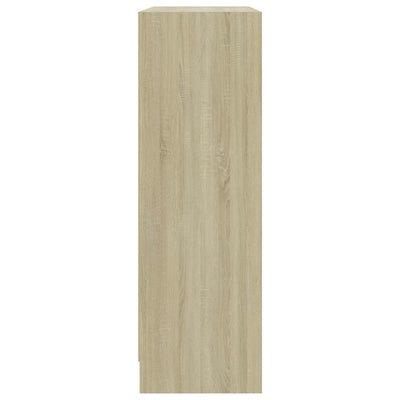 Kirjahylly Sonoma-tammi 80x24x75 cm tekninen puu