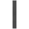 5-tasoinen kirjahylly harmaa 80x24x175 cm lastulevy
