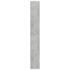 5-tasoinen kirjahylly betoninharmaa 80x24x175 cm tekninen puu