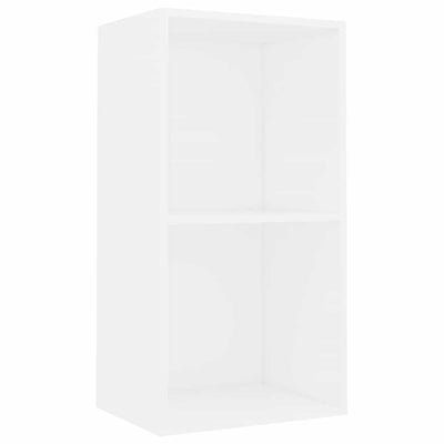 Kirjahylly Valkoinen 40x30x76,5 cm Engineered Wood