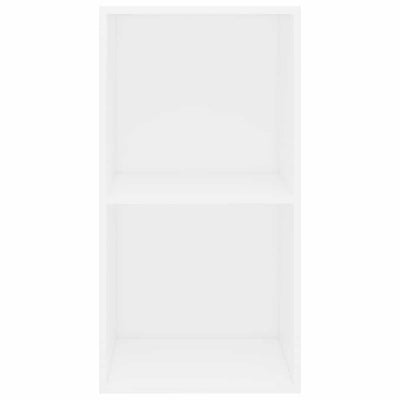 Kirjahylly Valkoinen 40x30x76,5 cm Engineered Wood