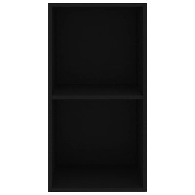Kirjahylly musta 40x30x76,5 cm tekninen puu
