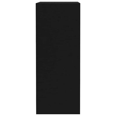 Kirjahylly musta 40x30x76,5 cm tekninen puu