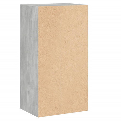 2-tasoinen kirjahylly betoninharmaa 40x30x76,5 cm lastulevy