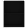 Musta kirjahylly Kourous 60x30x76,5cm (puinen)