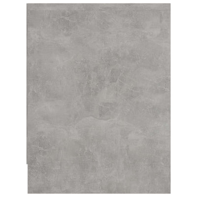 Yöpöydät 2 kpl betoninharmaa 40x30x40 cm tekninen puu