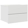 Valkoinen yöpöytä Witting 40x30x30cm (puinen)