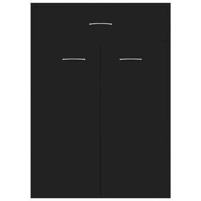 Musta kenkäkaappi Verovian 60x35x84cm (puinen)