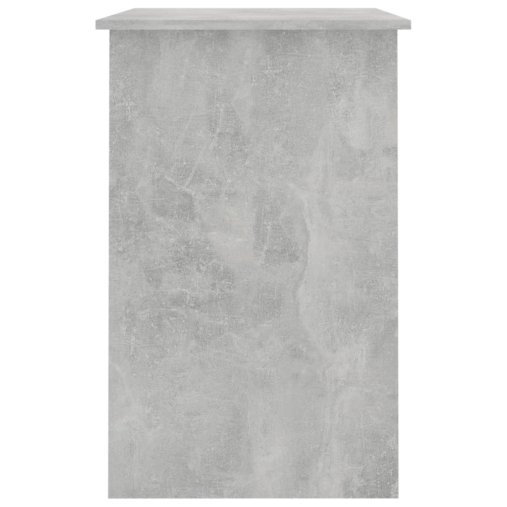 Betoninharmaa työpöytä Abbdulah 100x50x76cm (puinen)