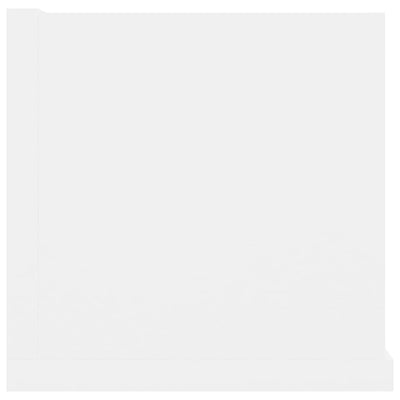 Valkoinen cd-seinähylly Mariene 100x18x18cm (puinen)