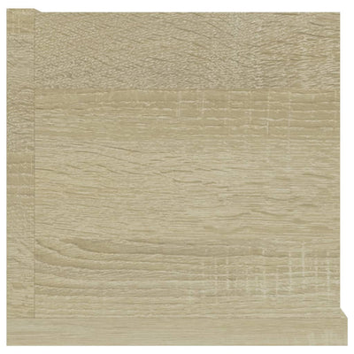 CD-seinähylly Sonoma-tammi 100x18x18 cm tekninen puu