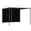 Antrasiitti puutarhapergola rullattavalla katolla Ae 3x3 m