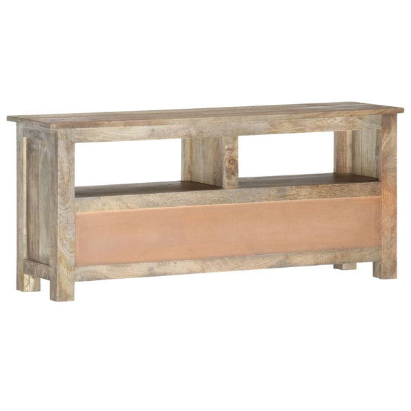 TV-taso 110x30x50 cm täysi mangopuu
