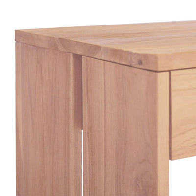 Konsolipöytä 110x35x75 cm täysi tiikki