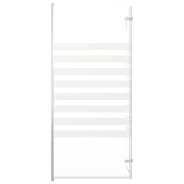 Kylpyammeen seinä 120x140 cm karkaistu lasi viiva