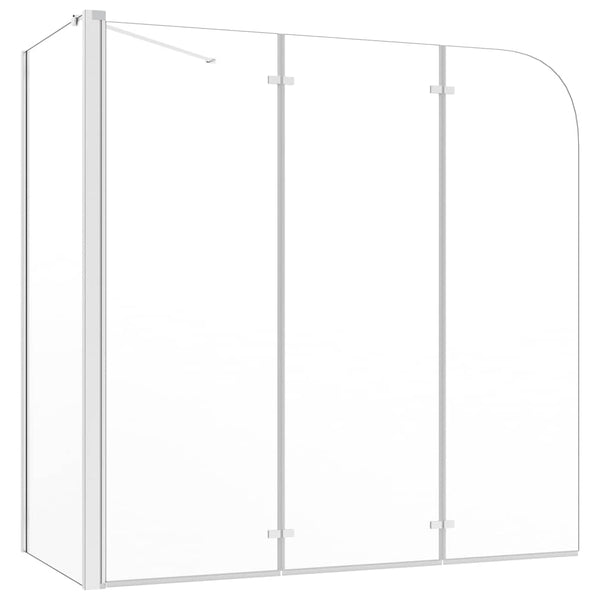 Kylpyammeen seinä 120x69x130 cm karkaistu lasi läpinäkyvä