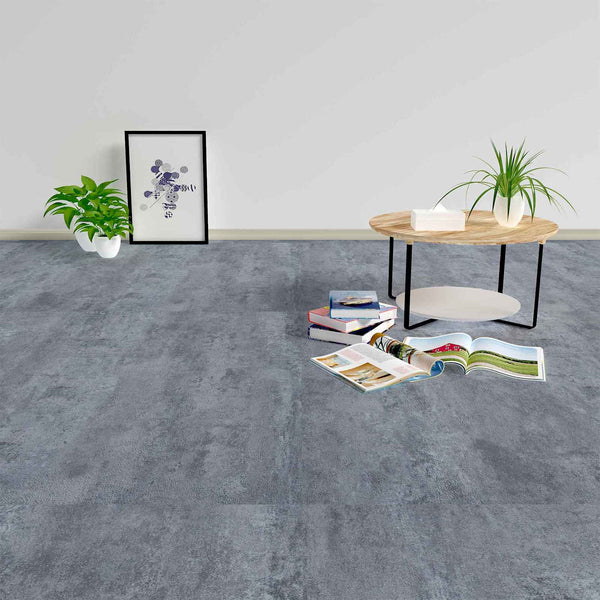 Lattialankut Harmaa marmori 5,11 m² 55 kpl Polyvinyylikloridi
