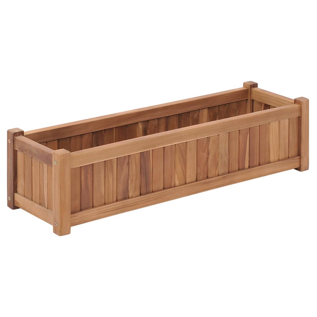 Korotettu kukkalaatikko Selamet 100x30x25cm (tiikki)