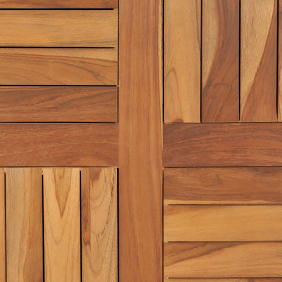 Pöytälevy täysi tiikki pyöreä 2,5 cm 70 cm