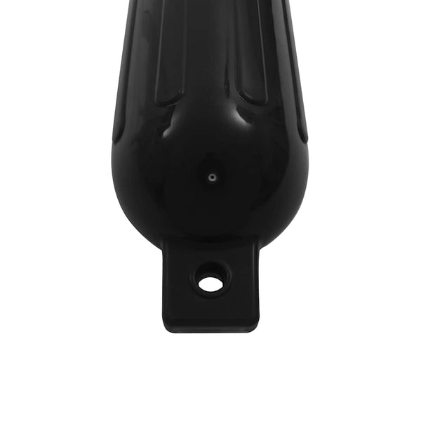 Veneen lepuuttaja 4 kpl musta Ø 14x50 cm PVC