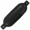 Veneen lepuuttaja 4 kpl musta Ø 16x58 cm PVC