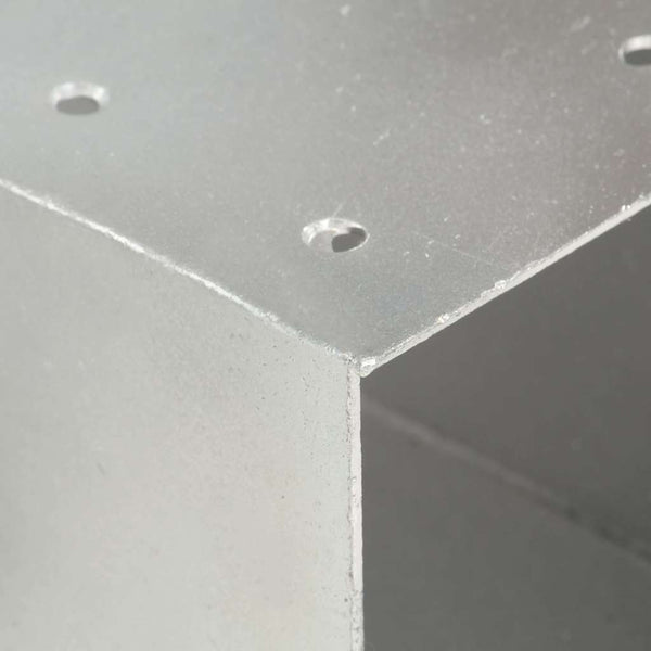Tolppaliittimet 4 kpl Y-muoto galvanoitu metalli 91x91 mm