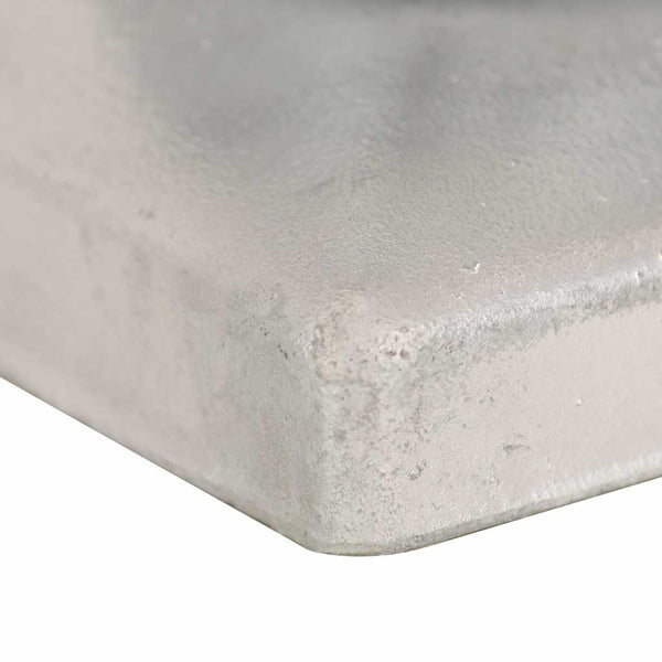 Pallon muotoiset tolpan kärjet 6 kpl galvanoitu metalli 81x81mm