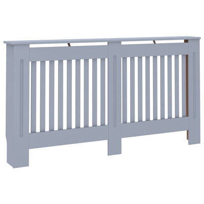 Lämpöpatterin suoja antrasiitti 152x19x81,5 cm MDF