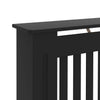 Lämpöpatterin suoja musta 152x19x81,5 cm MDF