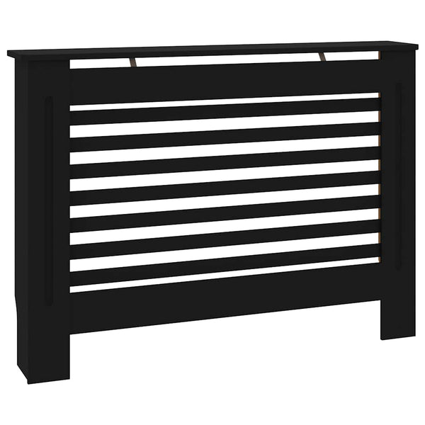 Musta lämpöpatterin suoja Oroian 112x19x81,5cm (mdf)