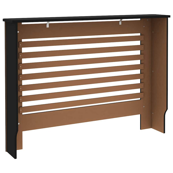 Musta lämpöpatterin suoja Oroian 112x19x81,5cm (mdf)