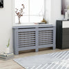 Lämpöpatterin suoja antrasiitti 152x19x81,5 cm MDF