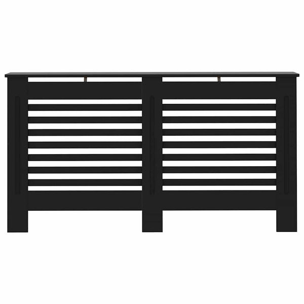 Musta lämpöpatterin suoja Oroian 152x19x81,5cm (mdf)
