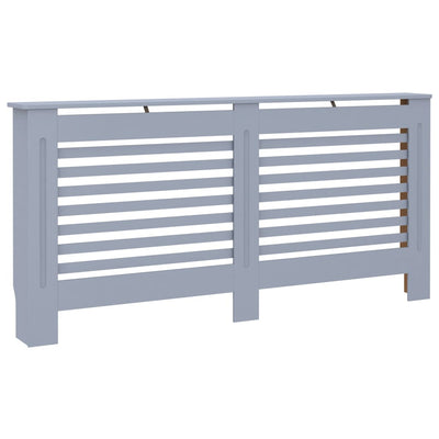 Lämpöpatterin suoja antrasiitti 172x19x81,5 cm MDF