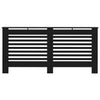 Musta lämpöpatterin suoja Oroian 172x19x81,5cm (mdf)