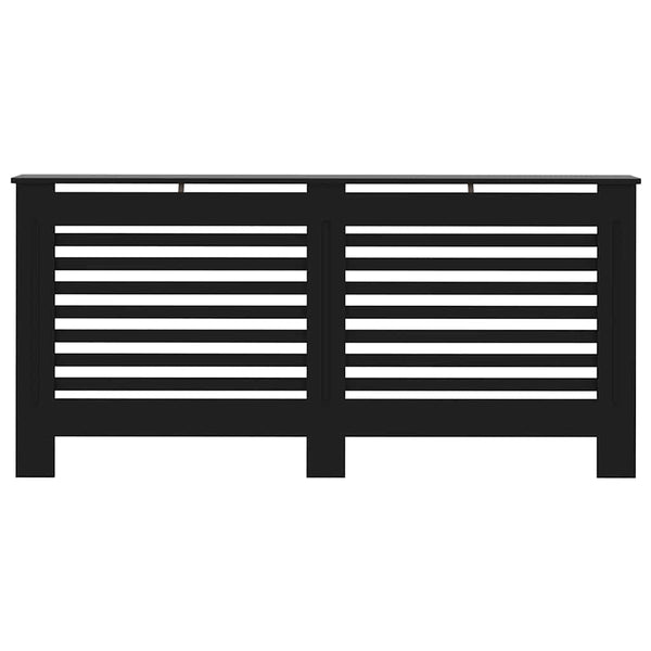 Musta lämpöpatterin suoja Oroian 172x19x81,5cm (mdf)