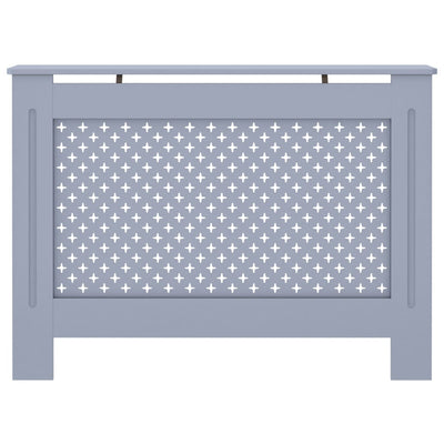 Lämpöpatterin suoja antrasiitti 112x19x81,5 cm MDF