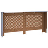 Lämpöpatterin suoja antrasiitti 172x19x81,5 cm MDF