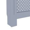Lämpöpatterin suoja antrasiitti 172x19x81,5 cm MDF