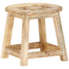 287445 vidaXL Hand-painted Stool 38x38x35 cm Solid Mango Wood