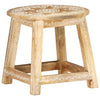 287445 vidaXL Hand-painted Stool 38x38x35 cm Solid Mango Wood