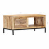Sohvapöytä 88x50x42 cm täysi mangopuu