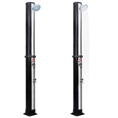 Aurinkolämmitteinen ulkosuihku Iralie 40 l (suihkupää ja hana)