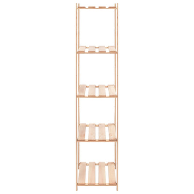 5-kerroksiset varastohyllyt 2 kpl 80x38x170cm täysi mänty 250kg