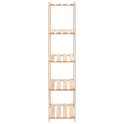 5-kerroksiset varastohyllyt 5 kpl 80x38x170cm täysi mänty 250kg