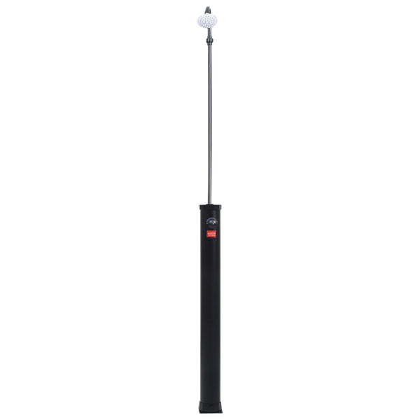 Musta puutarhan aurinkovoimasuihku Lizica 215cm (8 l)
